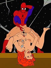 Mary Giving Head And Getting Nailed By Spider-man